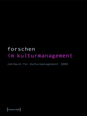 cover image of Forschen im Kulturmanagement